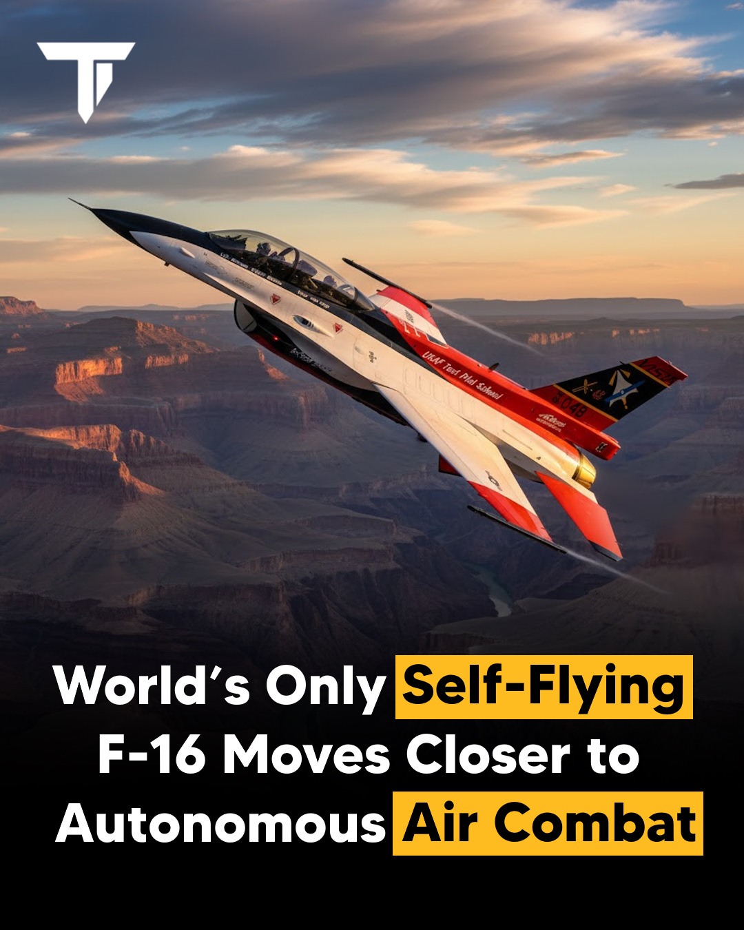 Technology - Lockheed Martin is using a modified F-16 fighter jet to ...