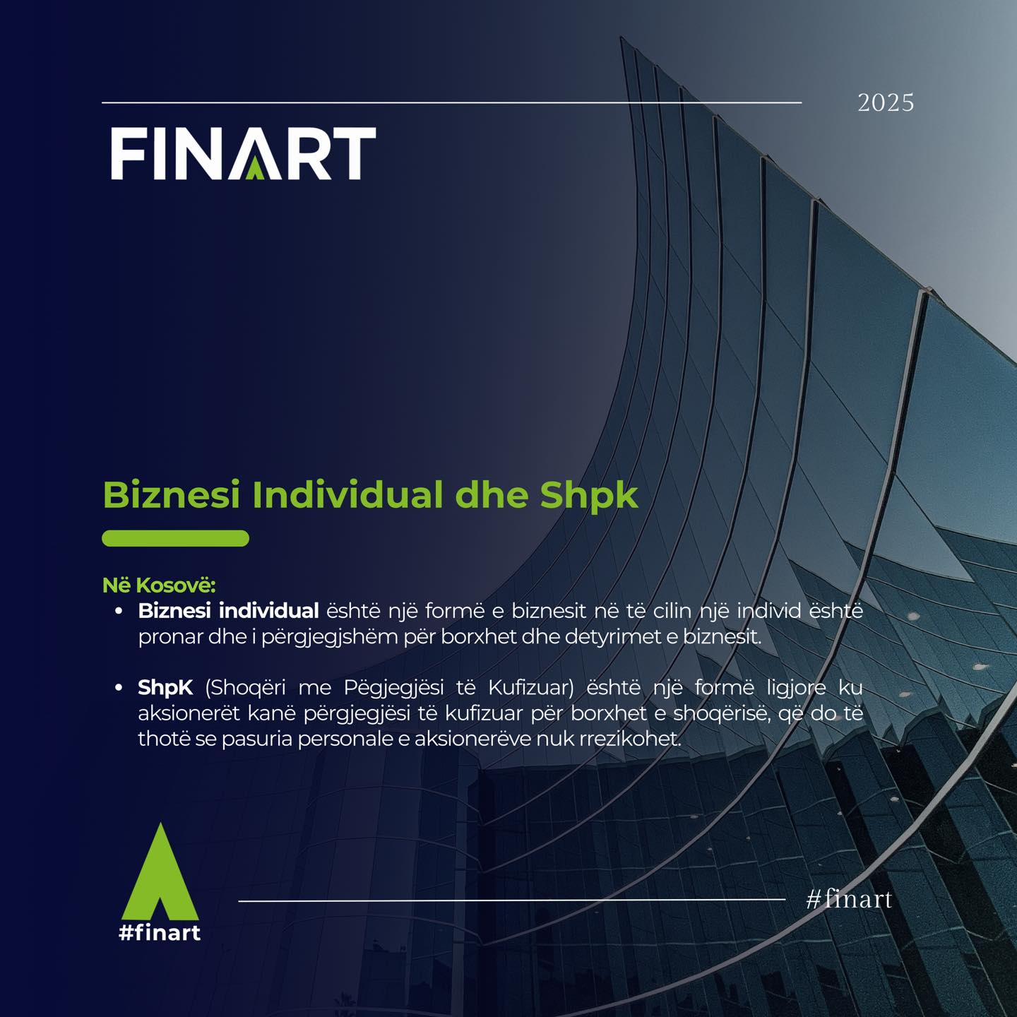 Finart - Në Kosovë: Biznesi individual është një formë e... | Facebook
