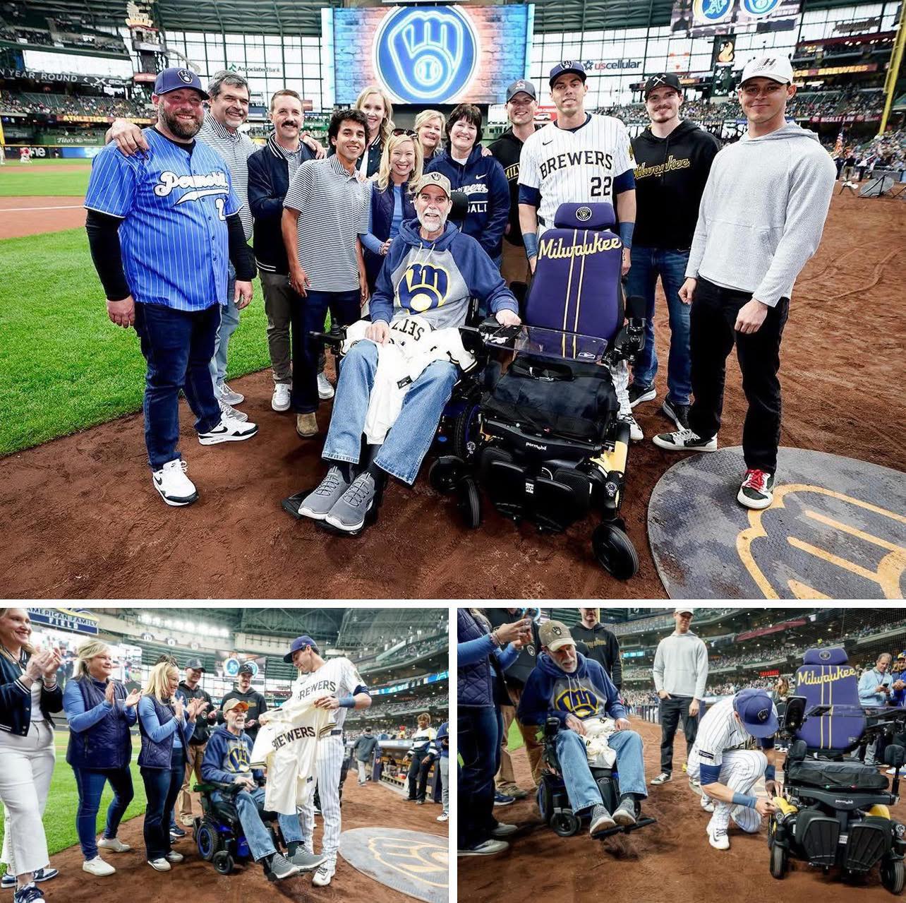 Christina - ABOVE AND BEYOND 💙 This season, Christian Yelich surprised ...