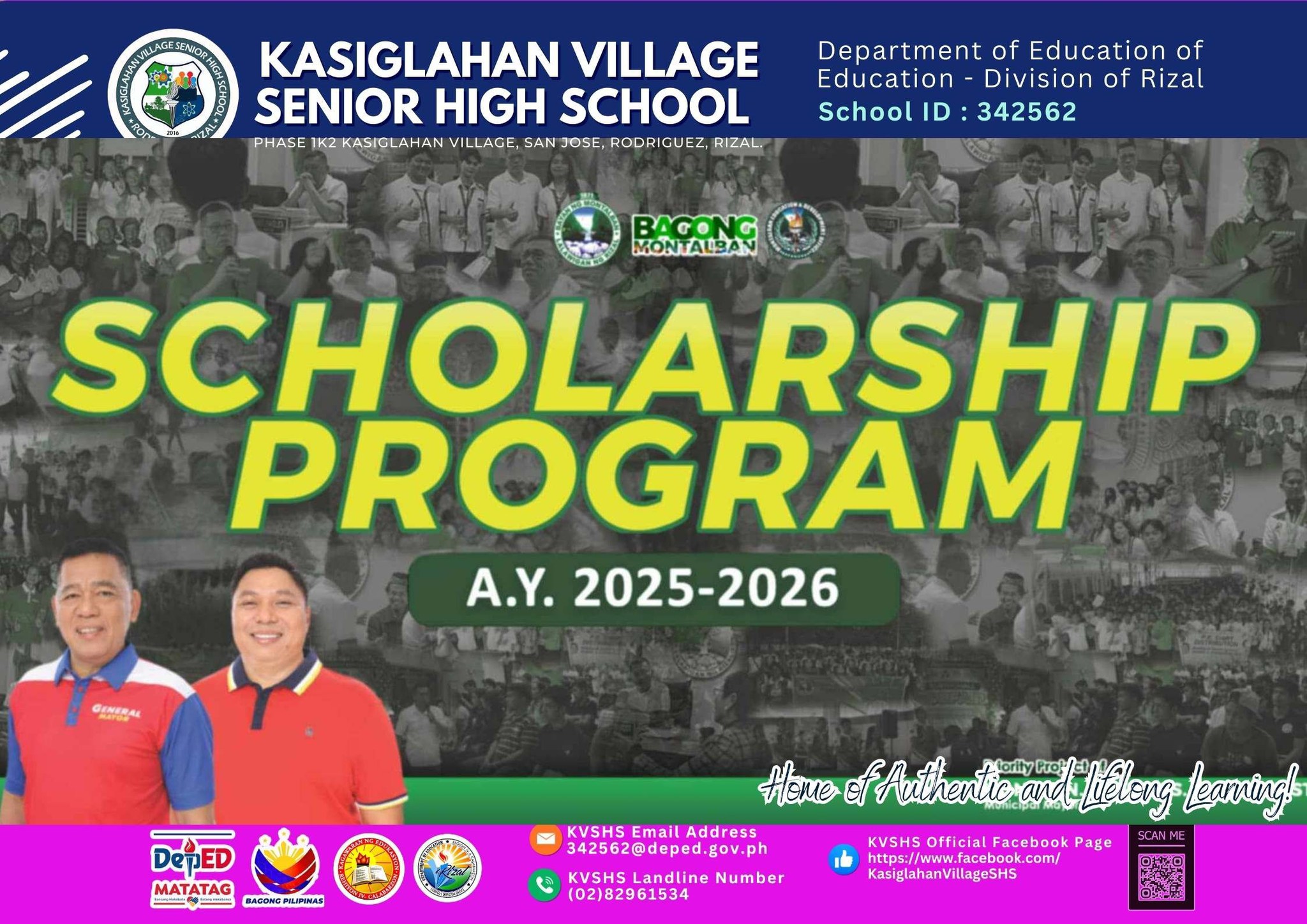 Montalban Scholarship Program for SY 2025-2026 In line with the ...