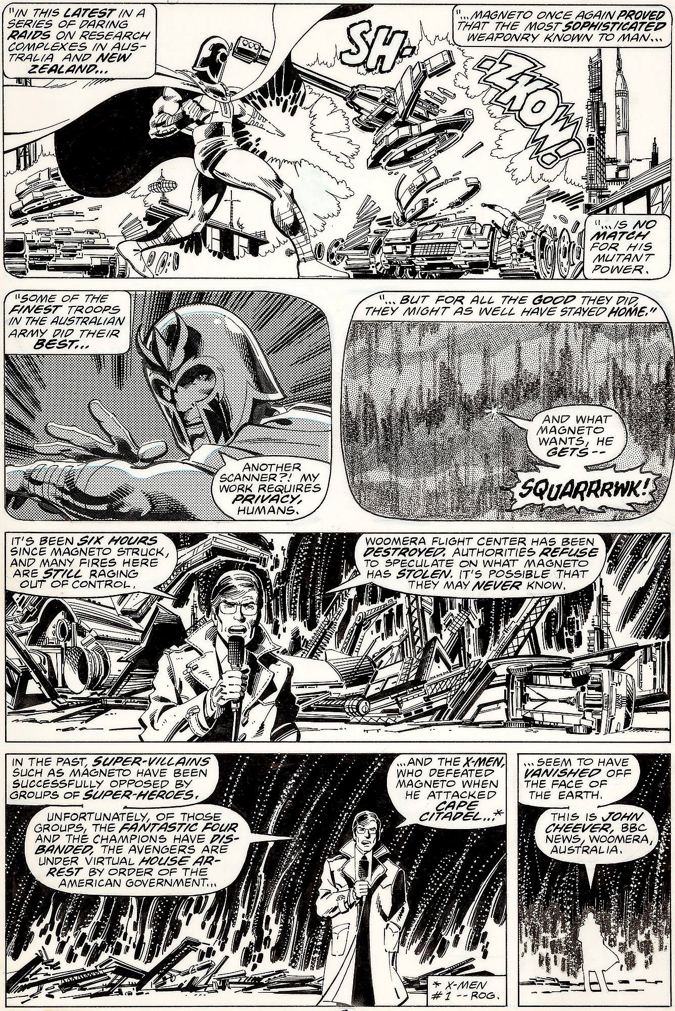 Classic Comic - X-Men #111 (1978) - Mesmero and Magneto appear