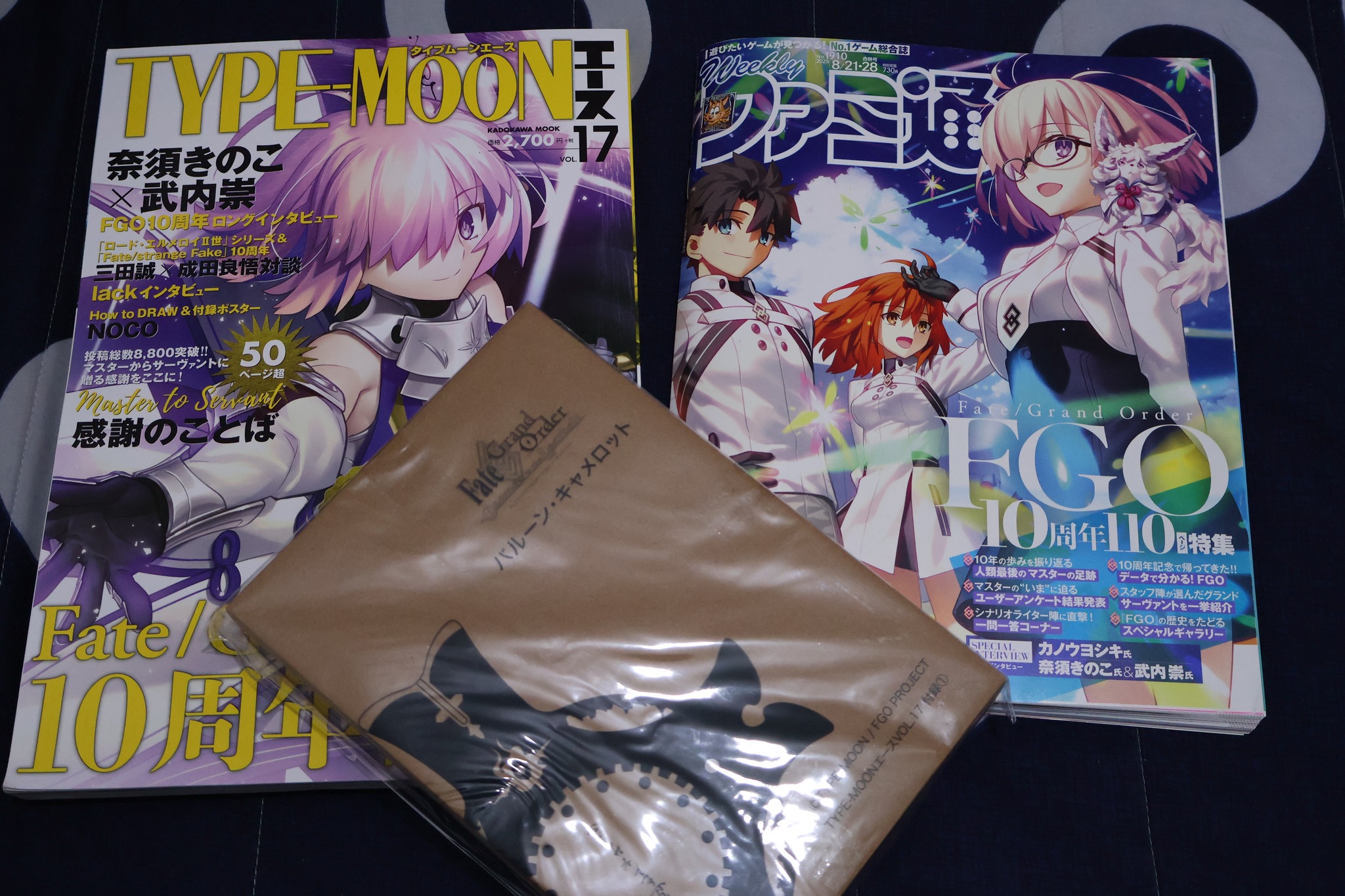 Today I finally got my Famitsu magazine and my TYPE-MOON Ace Vol 