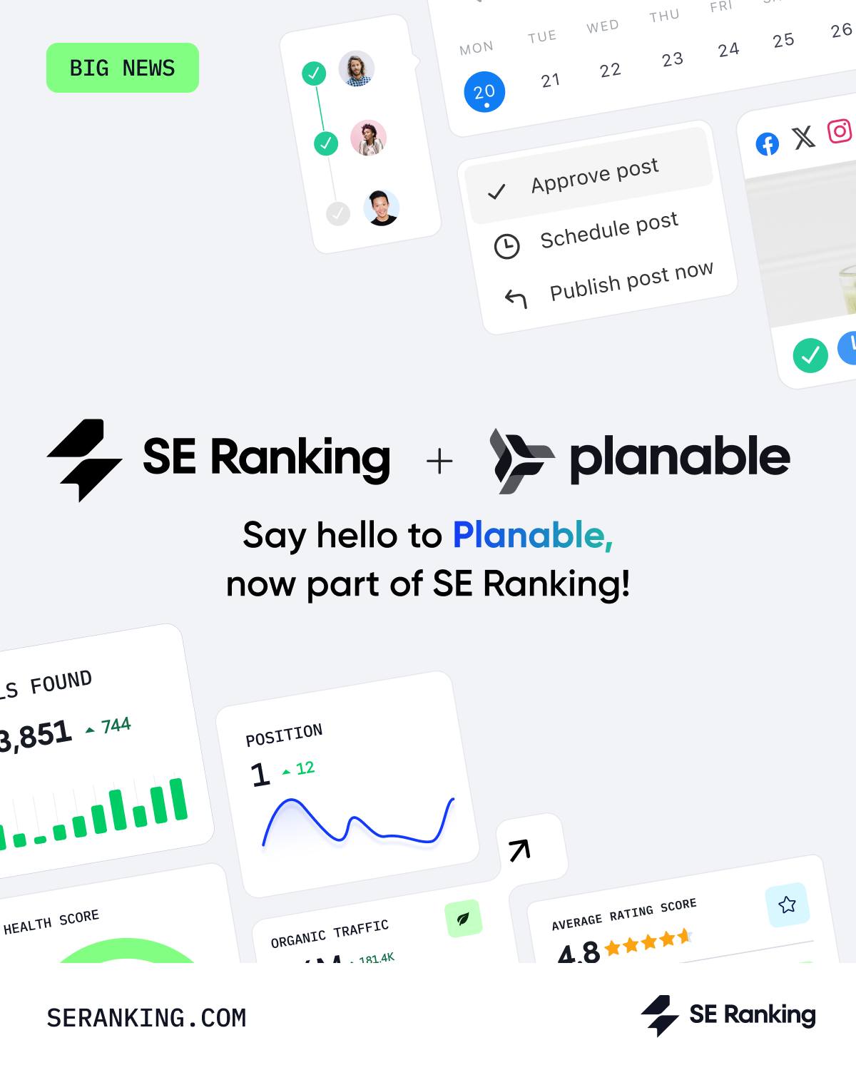 SE Ranking - 🚀 Big news: We’ve acquired Planable! After... | Facebook