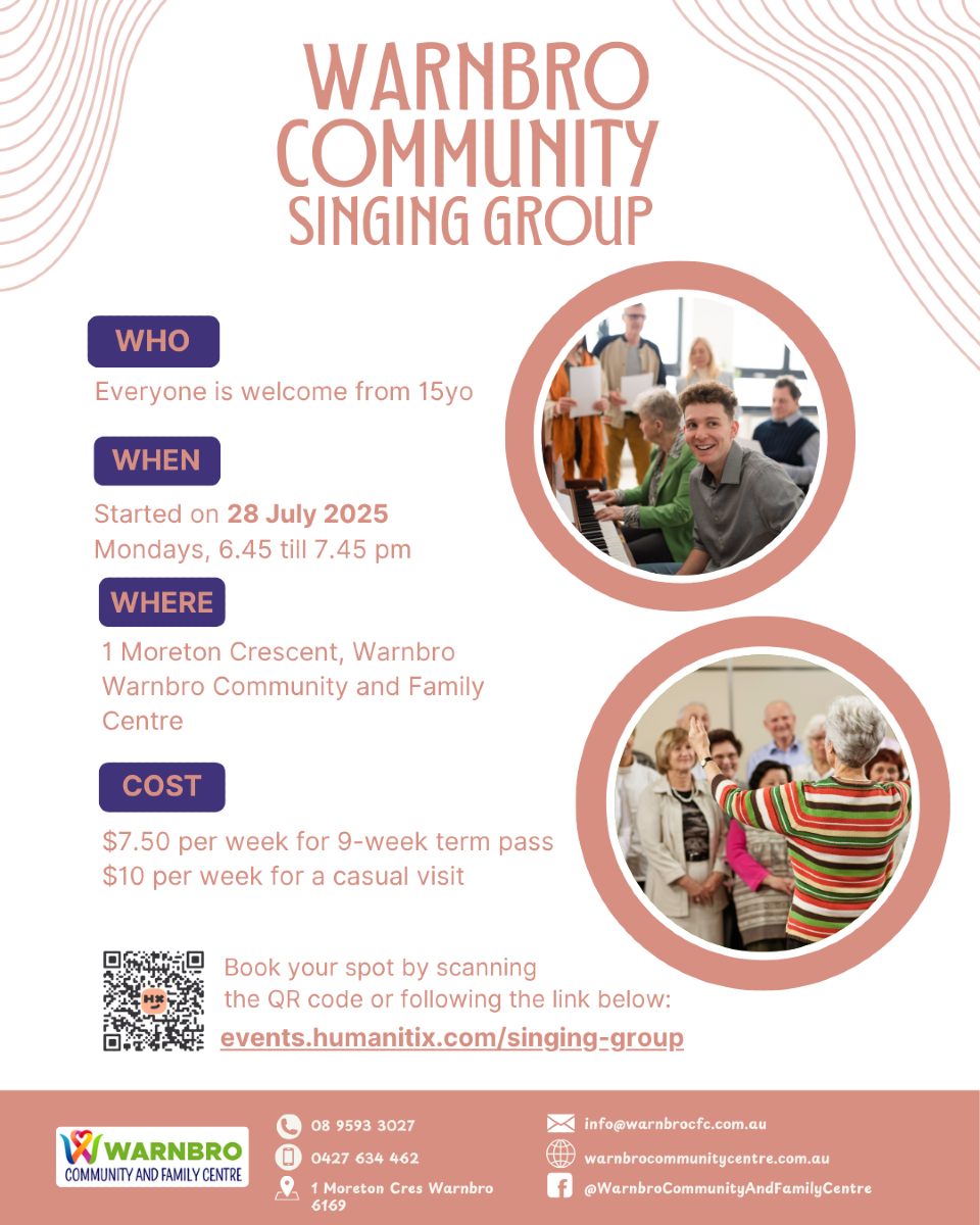 Warnbro Community and Family Centre - Just a Quick update of our ...