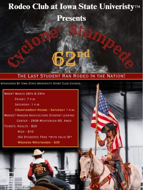 ISU Cyclone Stampede Rodeo | Ames IA