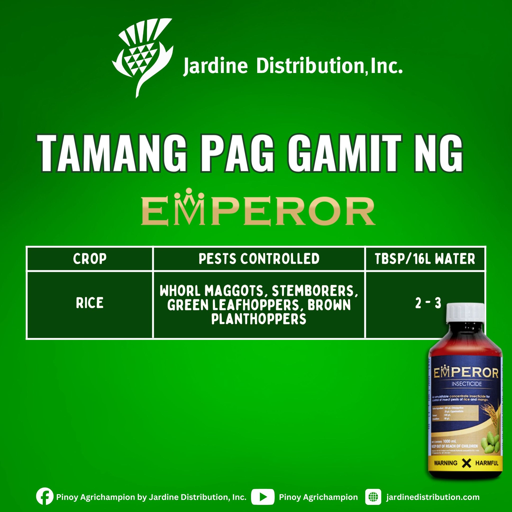 Para sa... - Pinoy Agrichampion by Jardine Distribution, Inc. | Facebook