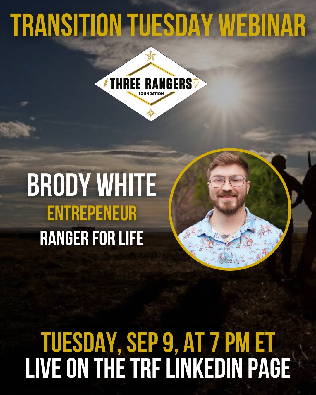🚨 T O M O R R O W 🚨 Brody... - Three Rangers Foundation | Facebook