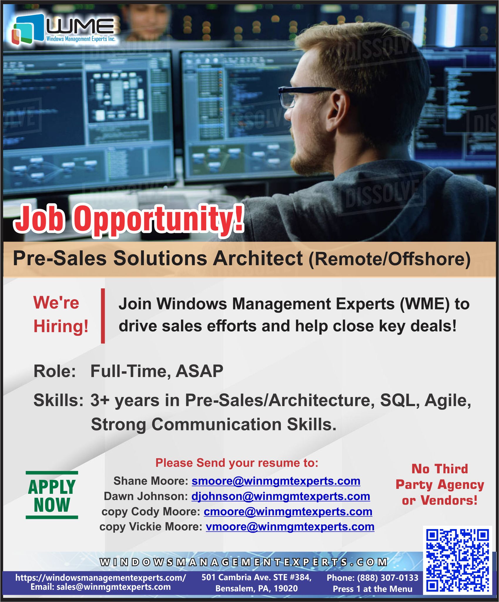 Windows Management Experts, Inc. | Bensalem PA