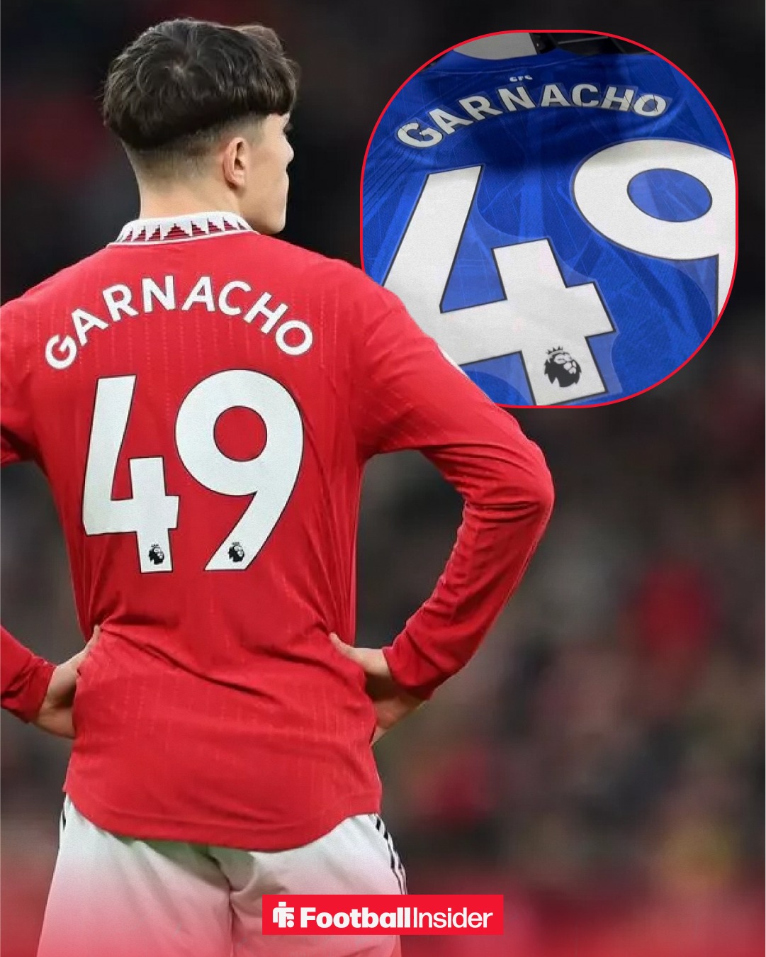⏪ Alejandro Garnacho has returned to wearing the #49 shirt after