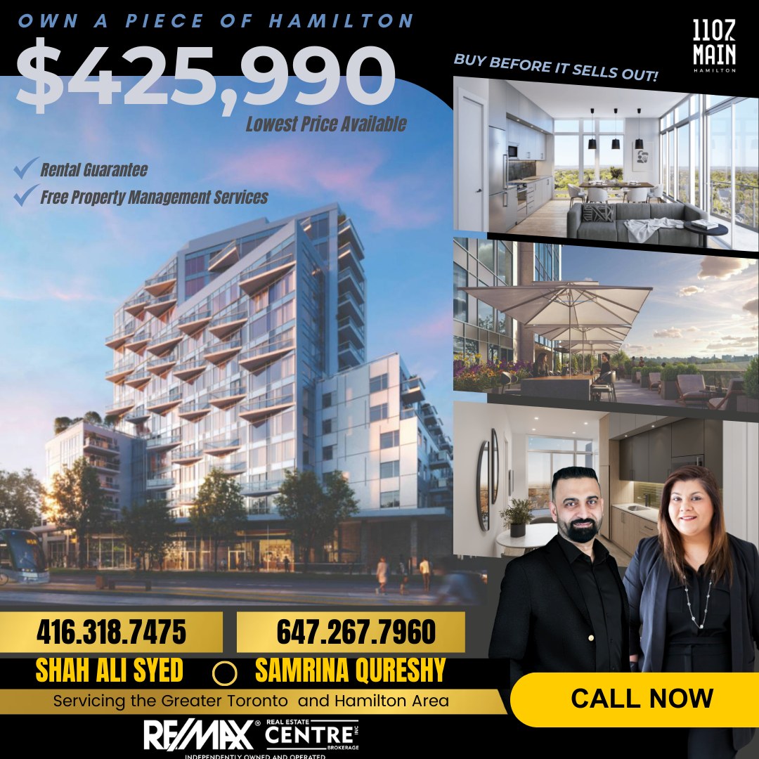 Samrina - 🏗️ Final Units Available in Hamilton’s Hottest New ...