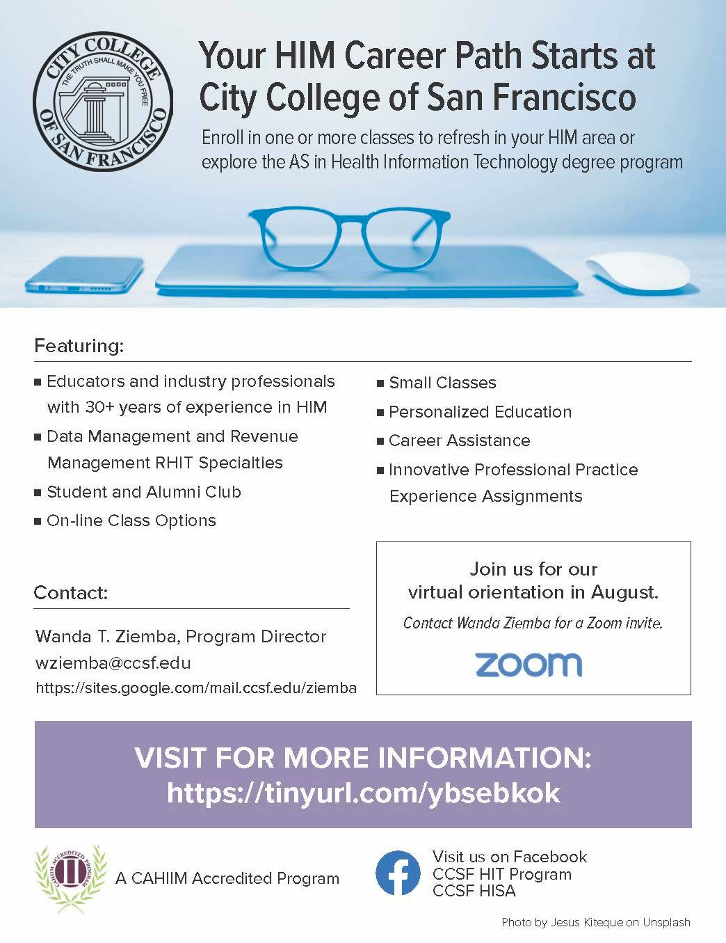 CCSF HIT Program | San Francisco CA