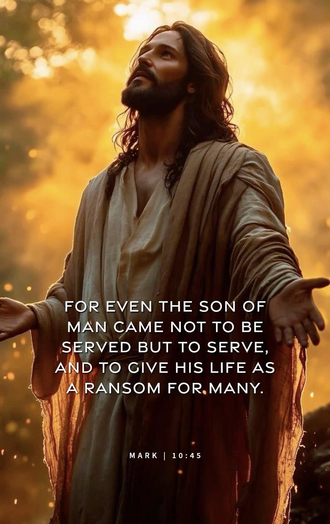 BIBLE - Mark 10:45 reveals the heart of Jesus’ mission: He did not come ...