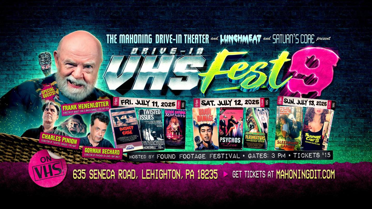 Hey, tapeheads! Check out our Drive-In VHS-Fest X souvenir cups