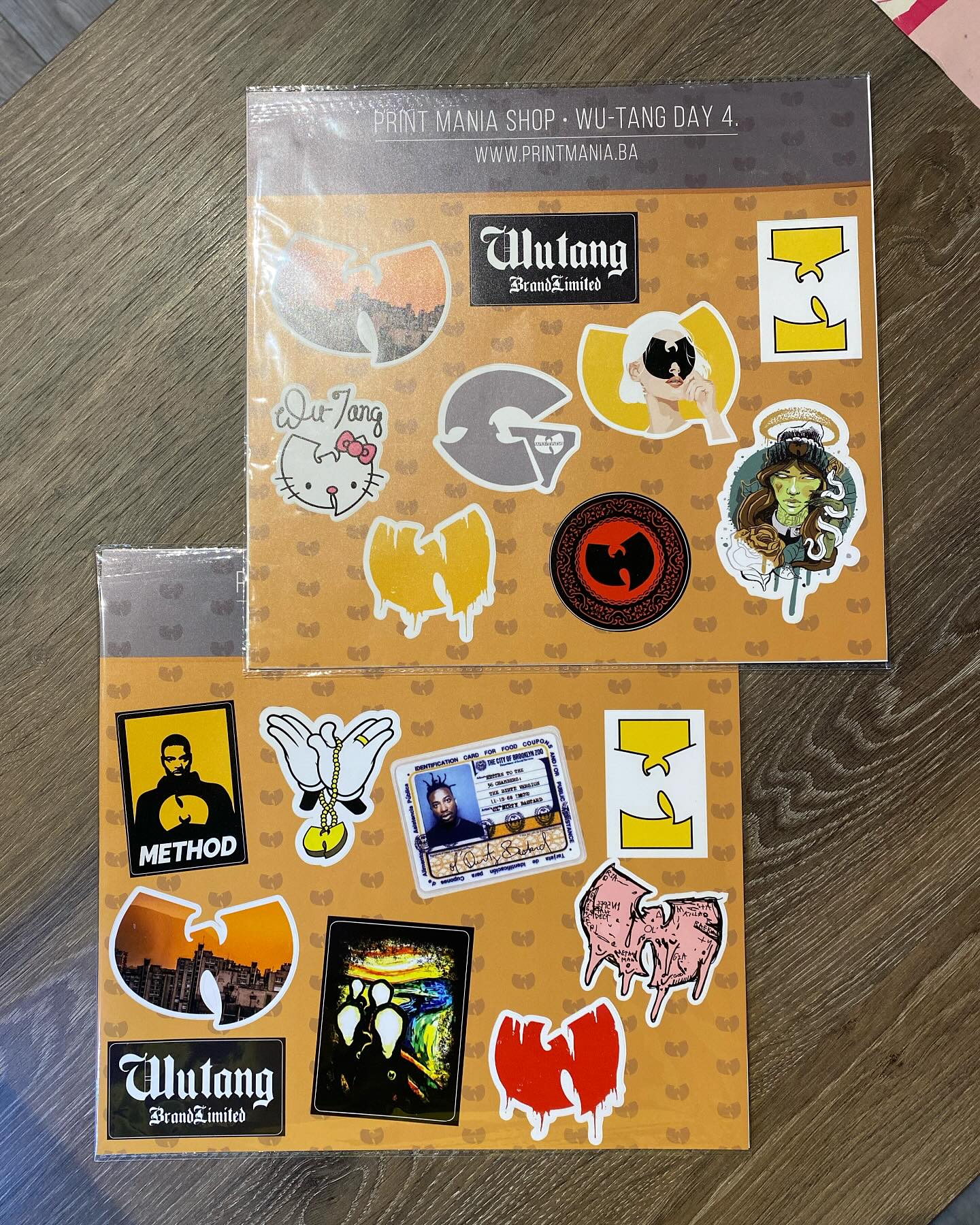 Print - Wu-Tang Clan sticker packs su opet u ponudi 👐 i čekaju vas 🐝 ...
