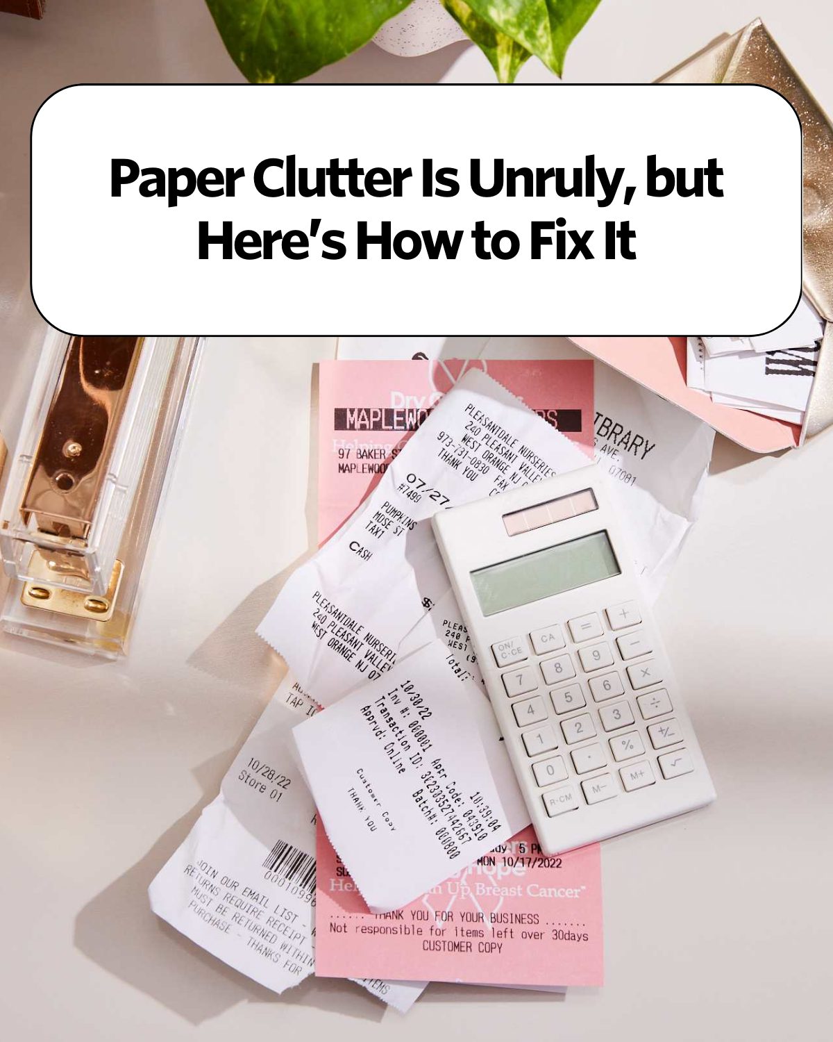 Image showcasing Apartment - The best way to get paper clutter under control is by ...