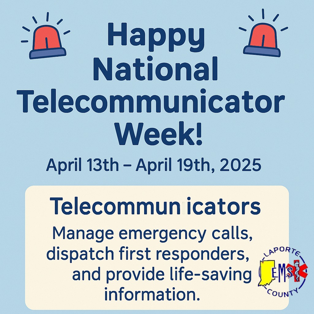 🚨 Happy... - La Porte County Emergency Medical Service | Facebook