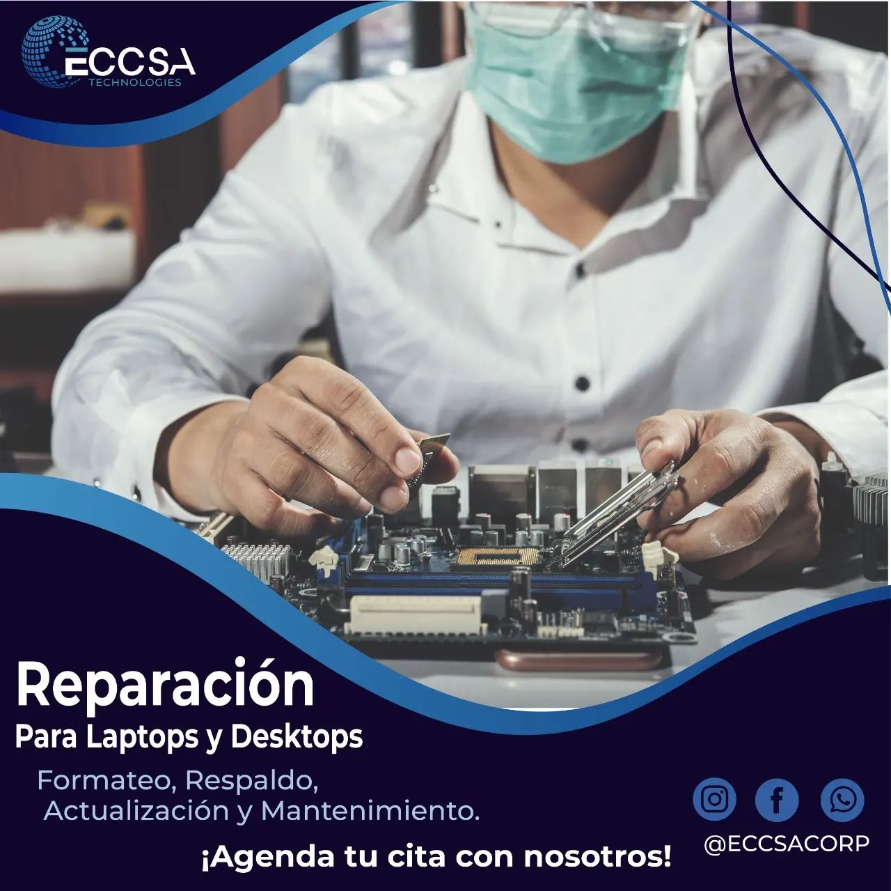 Eccsa Corp - En nuestros laboratorios especializados...