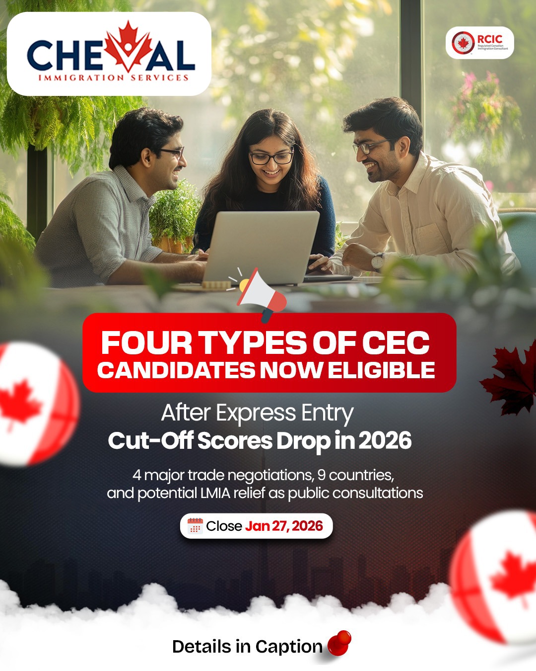 🇨🇦 Four Types of CEC... - Cheval Immigration Services | Facebook