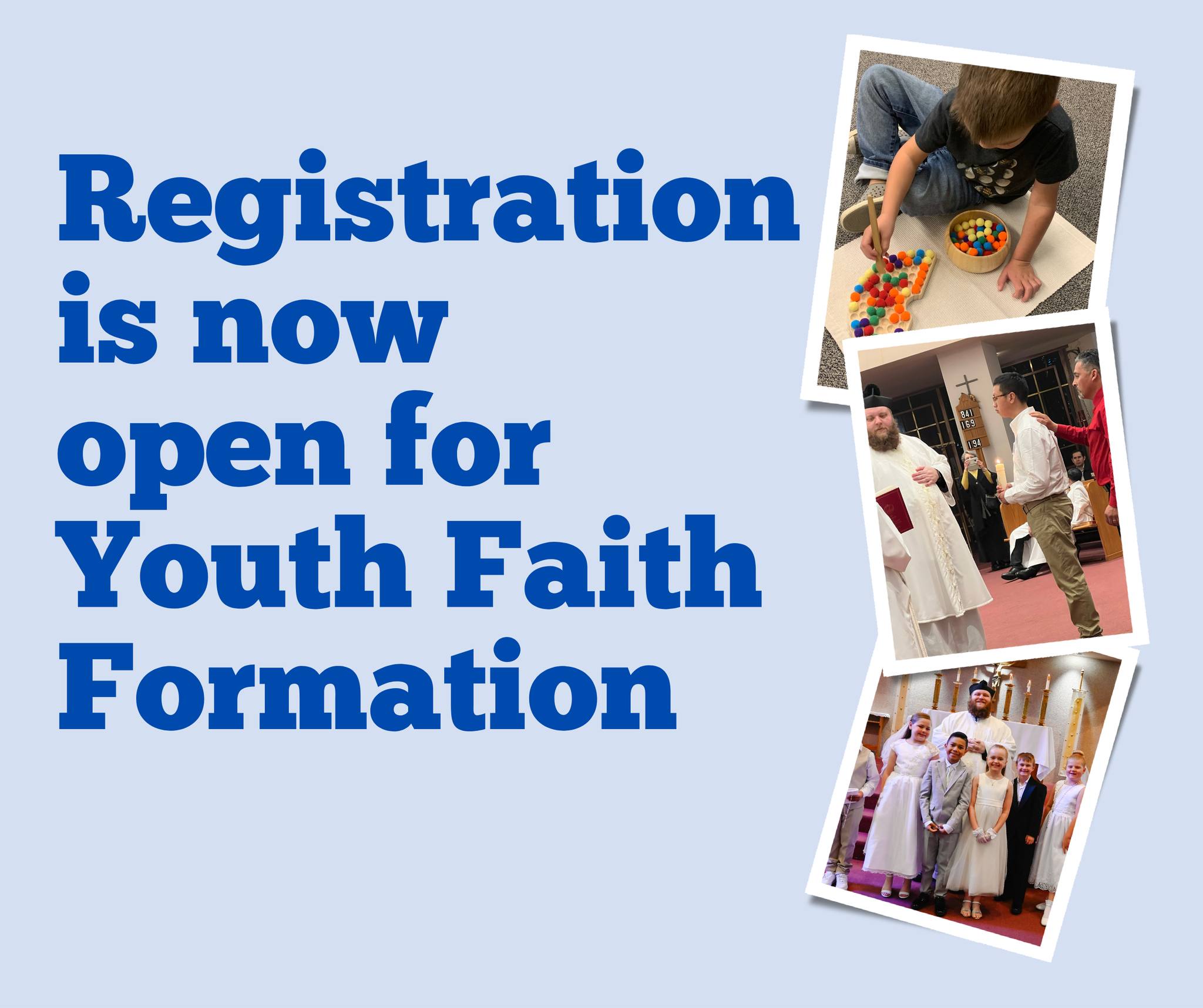 St - Registration for youth faith formation is now available ...