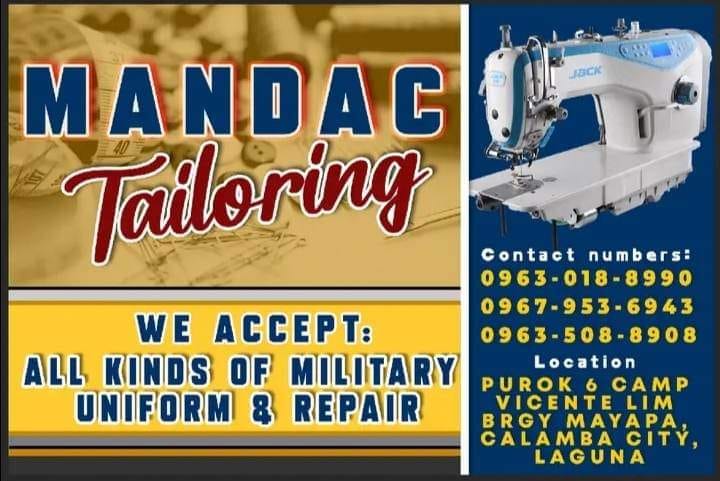 Mandac Tailoring | Calamba
