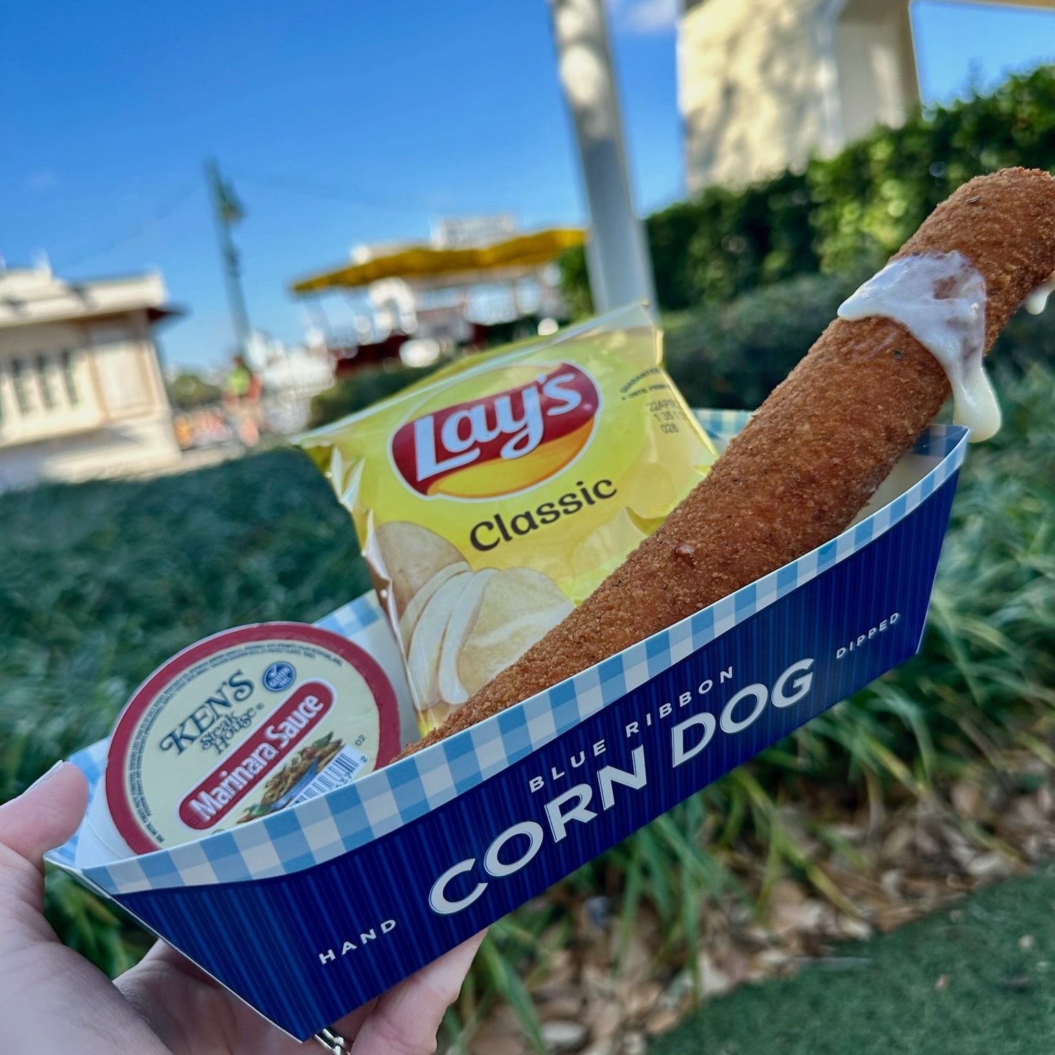 The corn dog: a Kennywood culinary classic! Stop by the Midway
