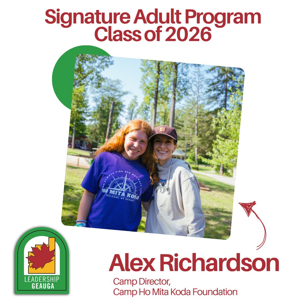 Leadership - ⭐ Signature Adult Program Class of 2026 Spotlight – Alex ...