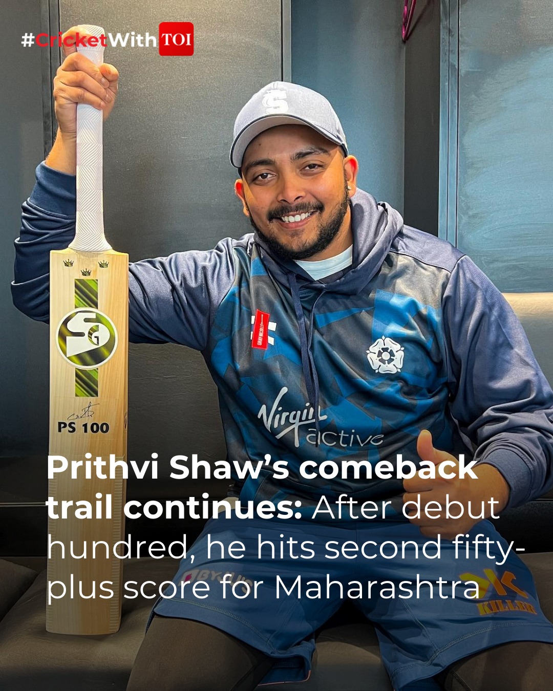 The Times - #CricketWithTOI | #PrithviShaw, now representing # ...