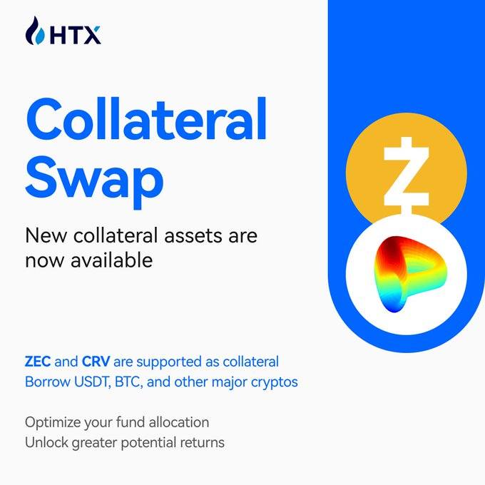 Huobi - 🚀 New Assets on HTX Collateral Swap! Now... | Facebook