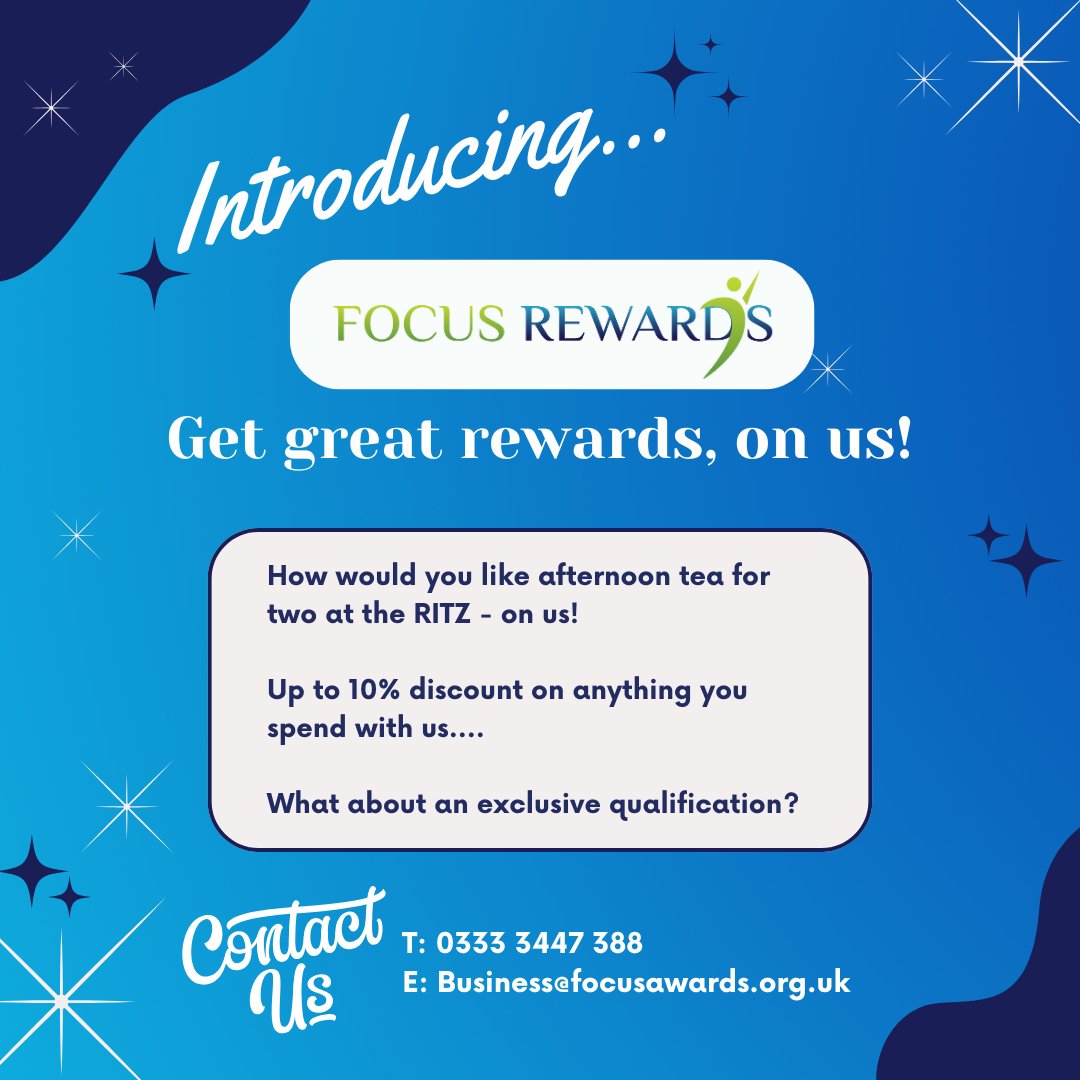 Focus - Introducing... FOCUS REWARDS! We’re excited to launch our brand ...