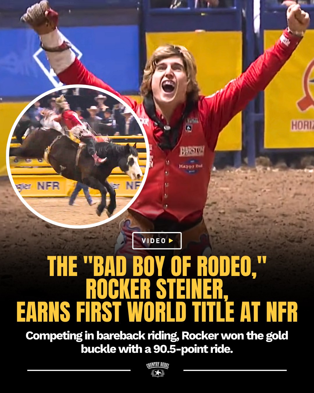 Addicted - After a stunning 90.5-point ride at the 2025 National Finals ...