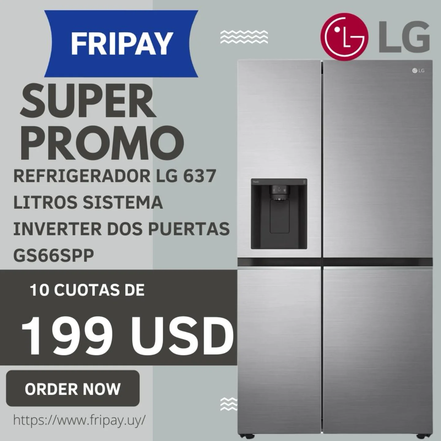 FRIPAY - ¡Super promo en Fripay! Refrigerador LG 637L... | Facebook