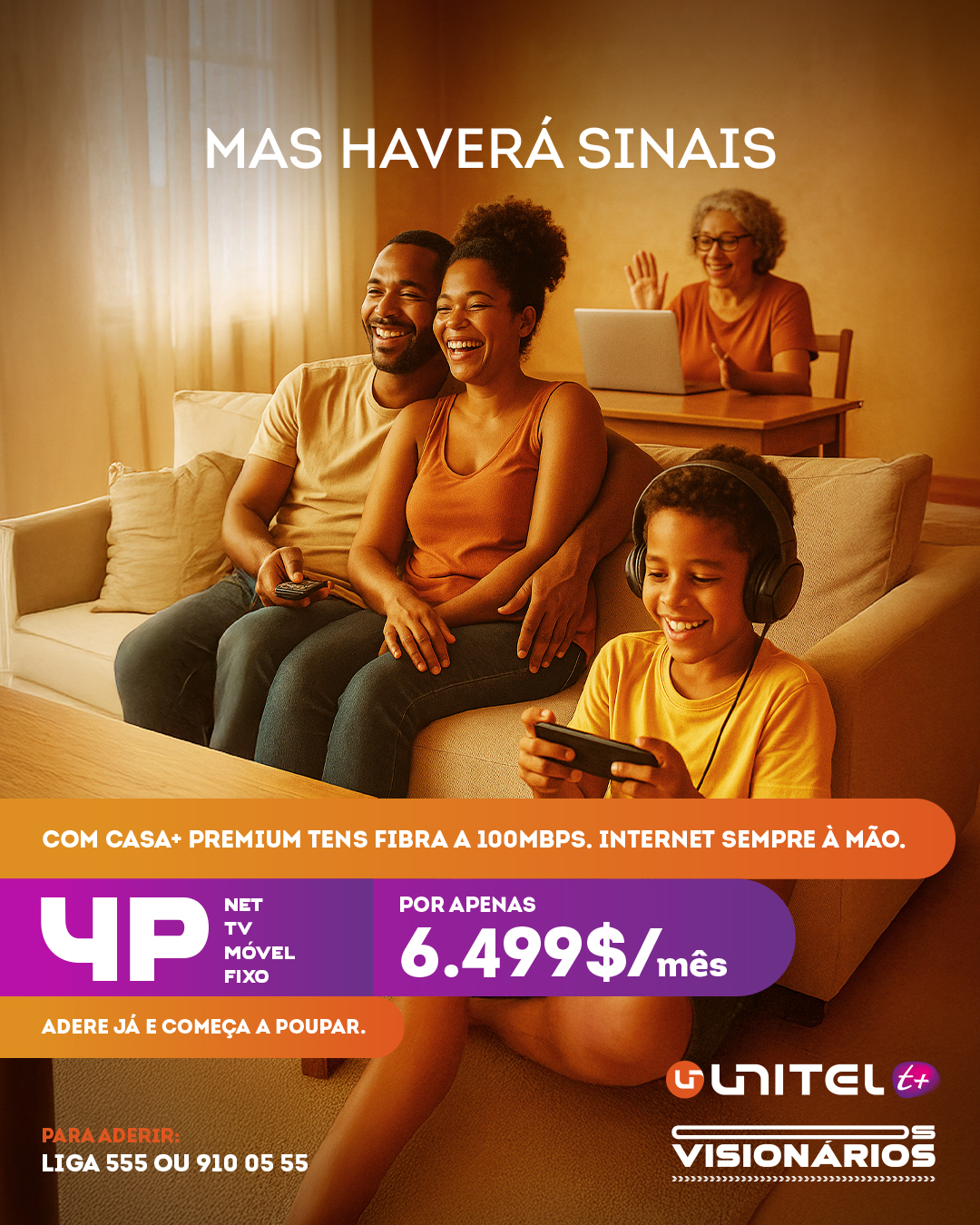Unitel T+ - Se queres mais velocidade, o pacote CASA+ 4P... | Facebook