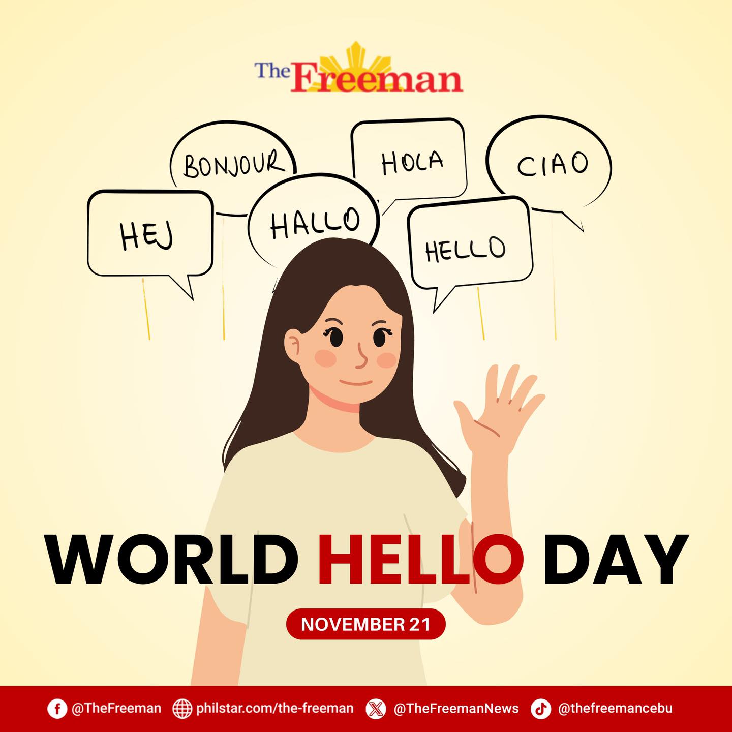The Freeman - Good things may start with a simple hello.... | Facebook