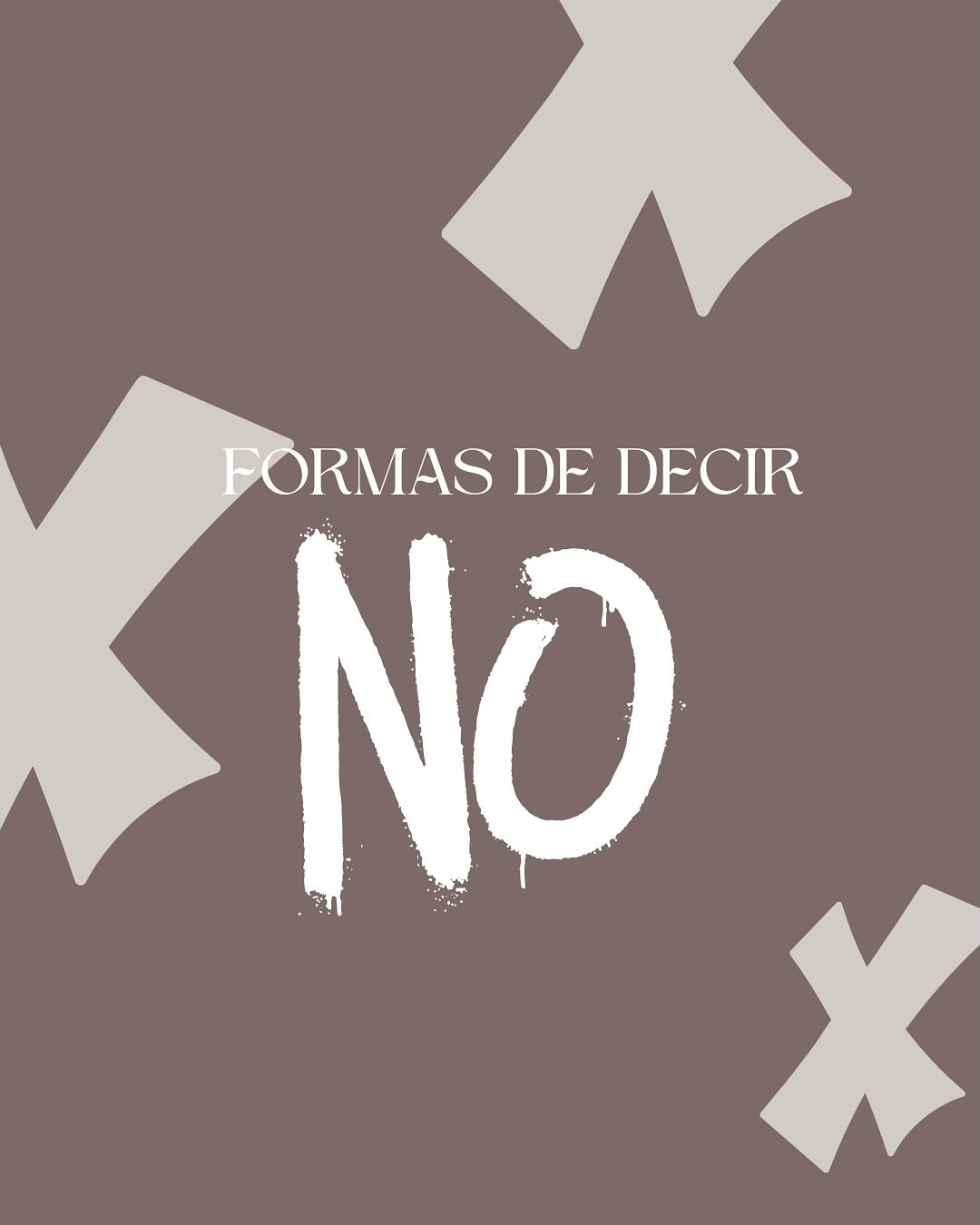 Formas de decir NO ... - Lic. Albana Macarena Lorenzale | Facebook