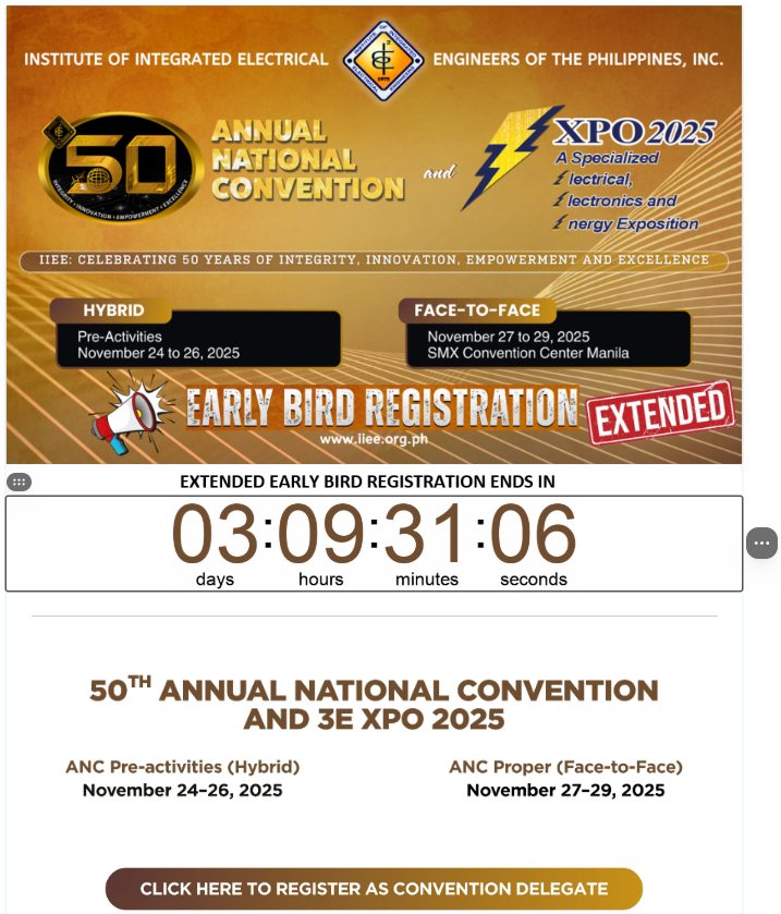 📢📢 Early Bird Registration Extended! 📢📢 ⏰ Only 3 days left to grab the ...