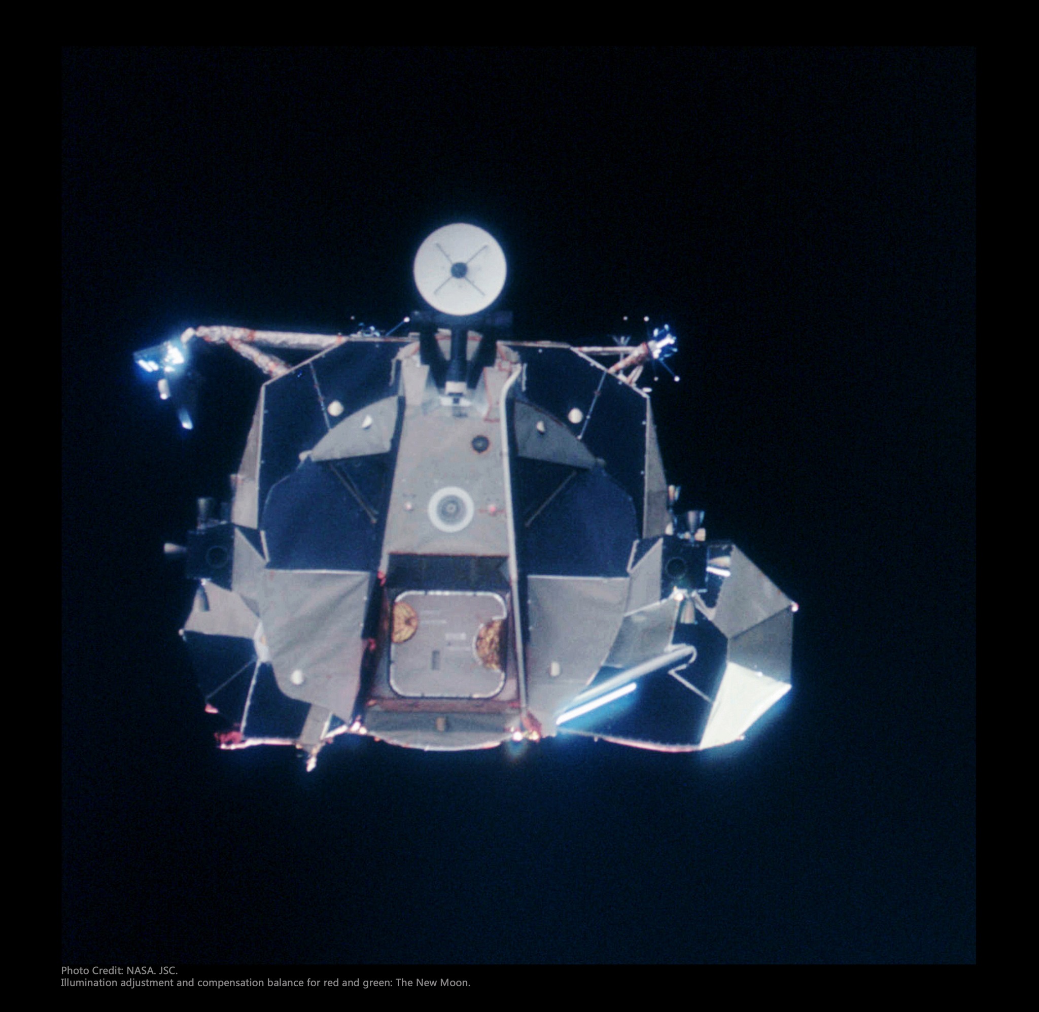 Apollo 15 Lunar Module Ascent Stage Liftoff and Rendezvous
