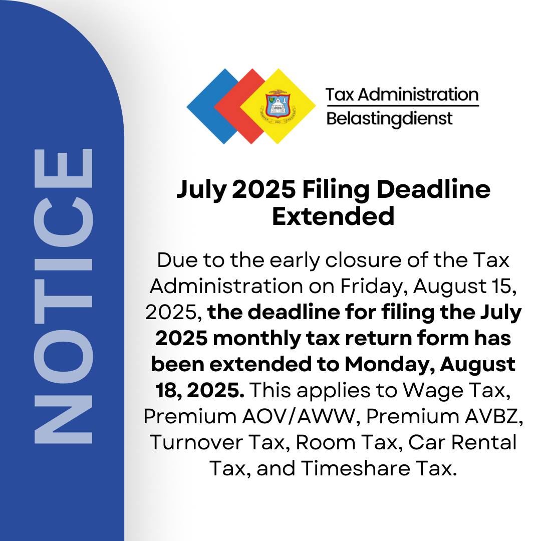 Due to the early closure of... - Government of Sint Maarten | Facebook