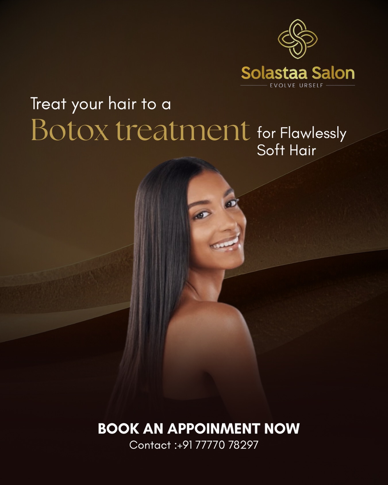 Hair Botox = deep nourishment, less frizz, more shine ✨ No harsh 