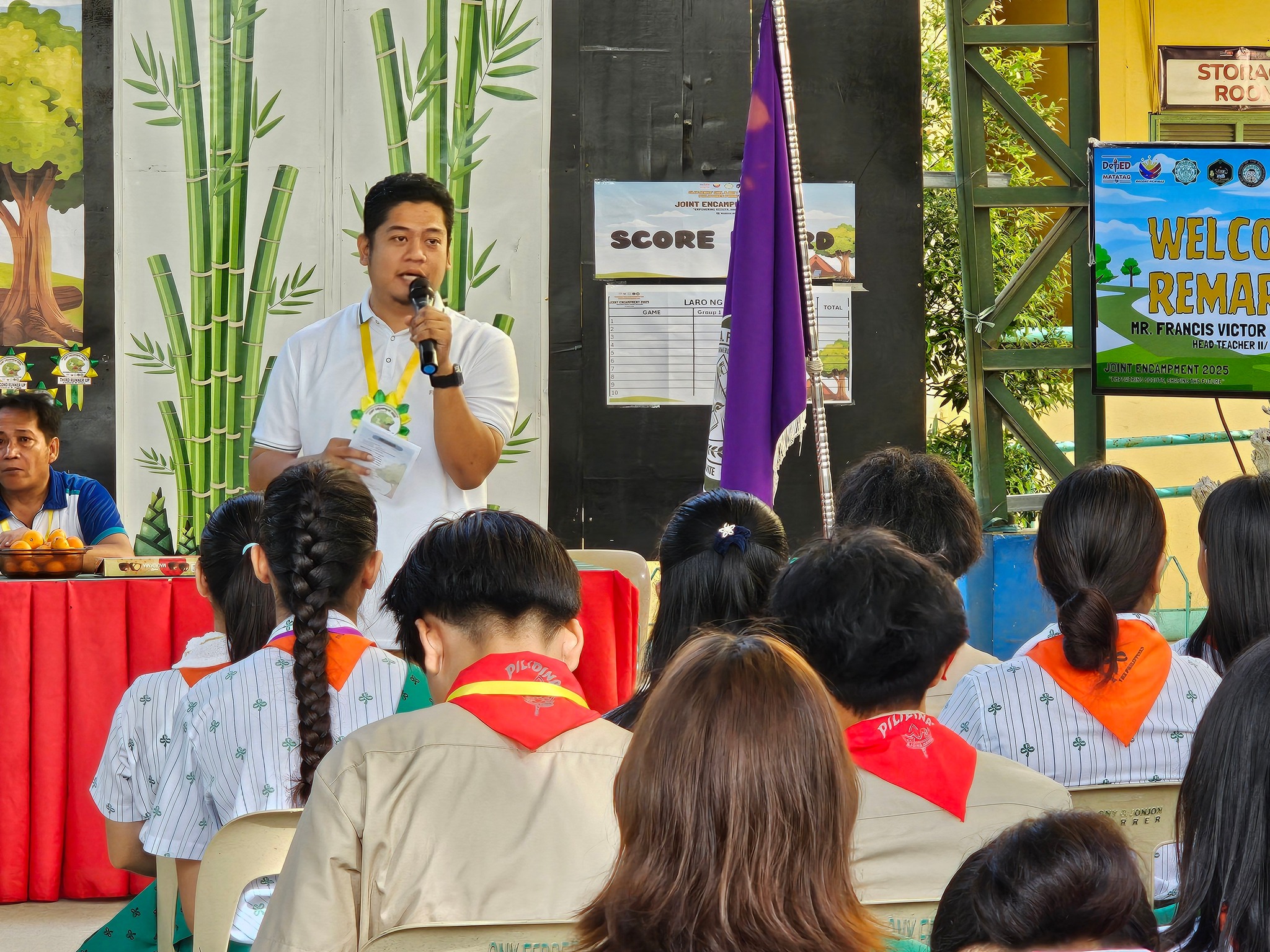 HAPPENING NOW: Opening Program of GLAFJENHS Girl and Boy Scouts of the ...