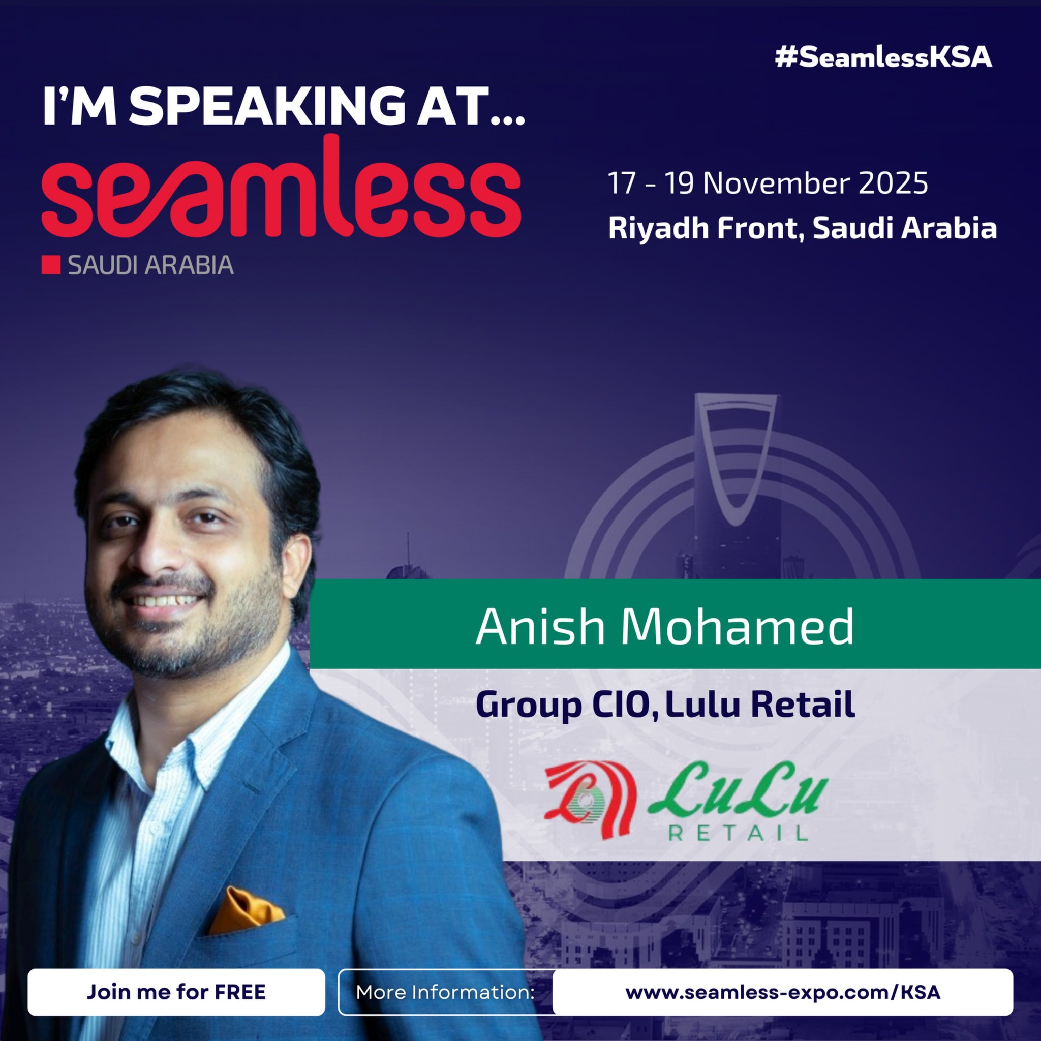 🚨 Speaker... - Seamless Middle East & Saudi Arabia | Facebook