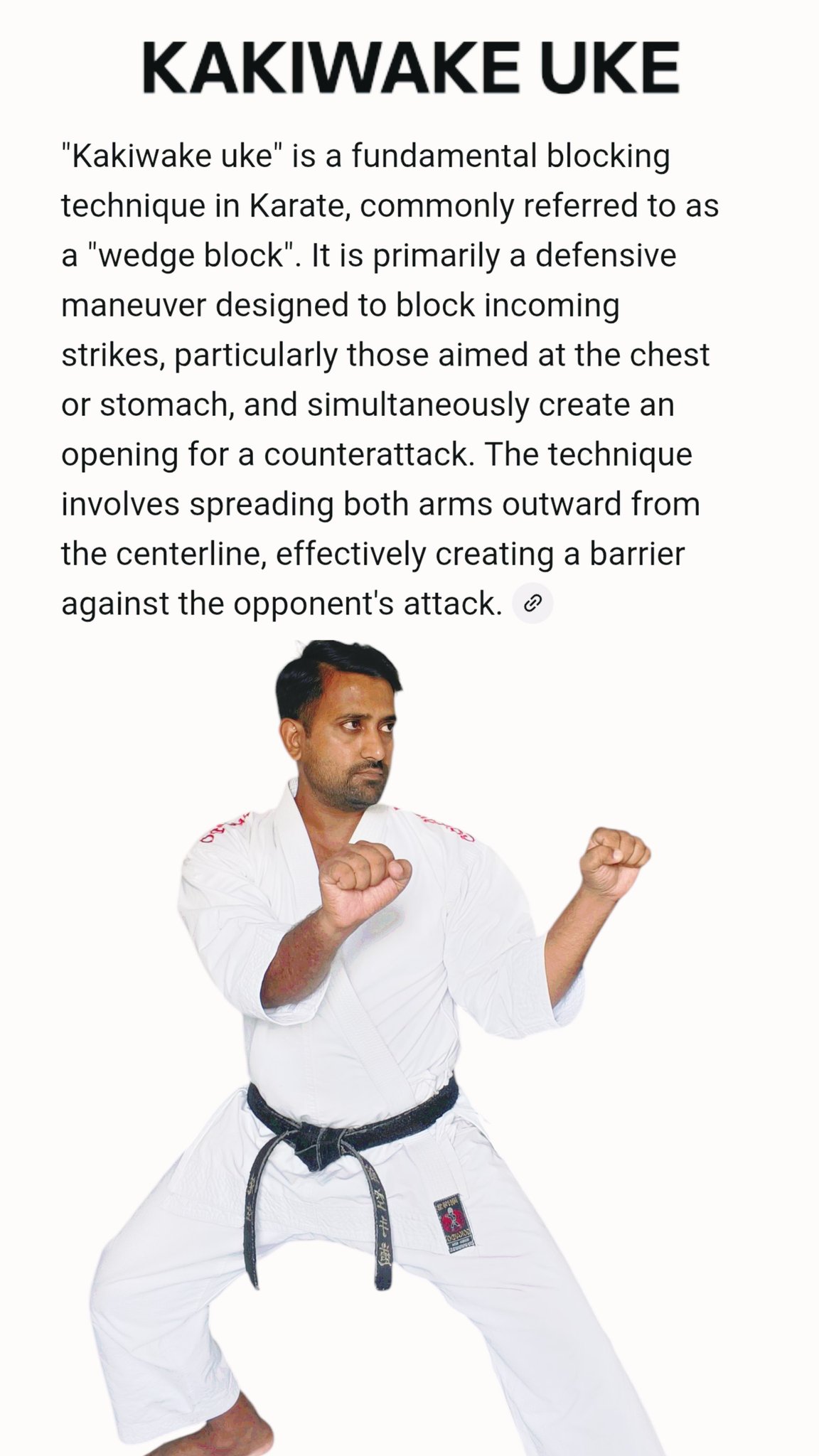 KARATE - Kakiwake Uke. 