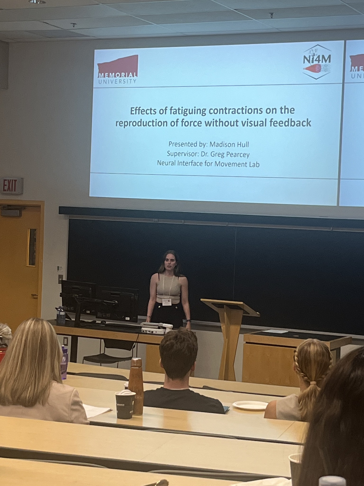 Human - Madison Hull is up next for presentation action at the Exercise ...