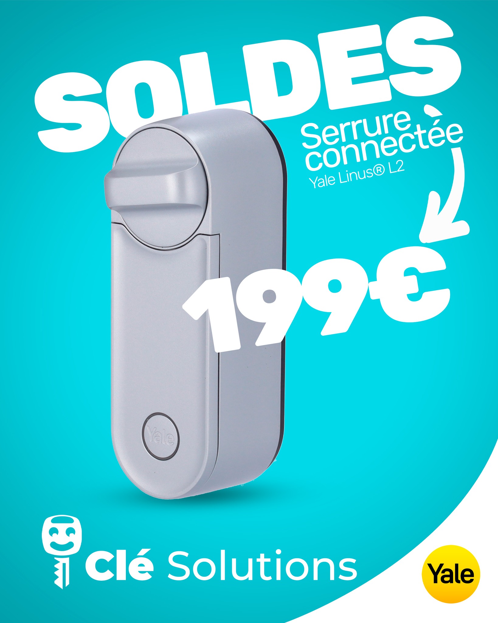 Clé Solutions - 🔒 Bonne nouvelle ! La serrure connectée... | Facebook