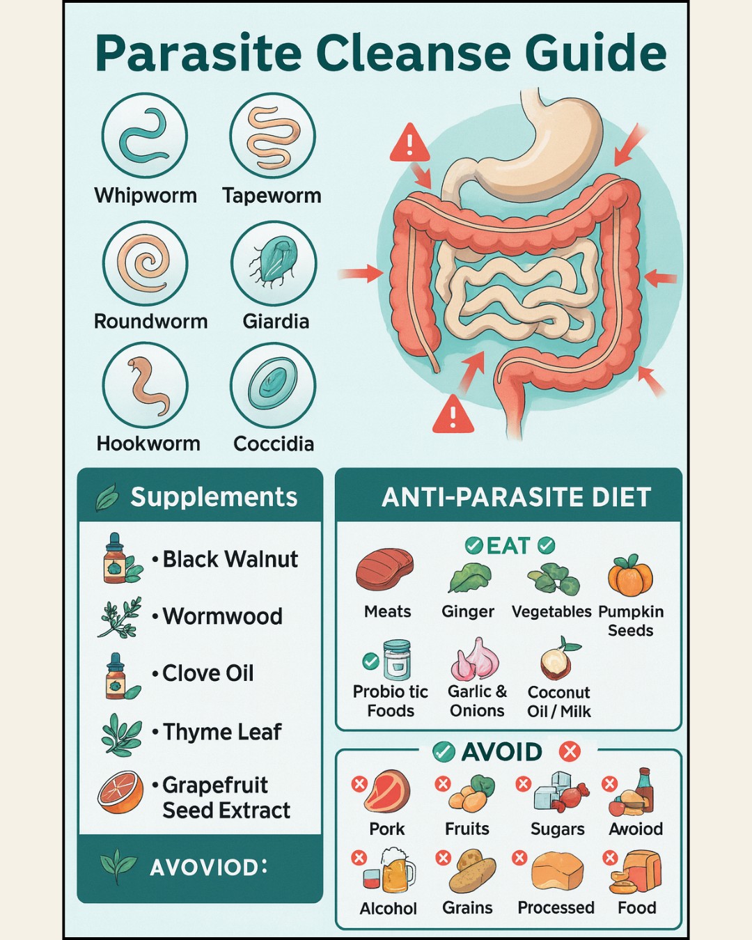 Easy - Parasite Cleanse Essentials Keeping your digestive system ...