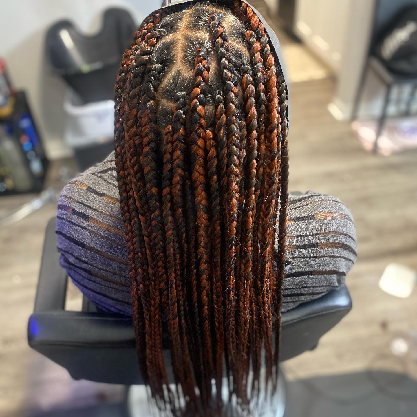 🔊🔊NEW CLIENT ALERT🔊🔊Medium knotless... - Notorious Designs
