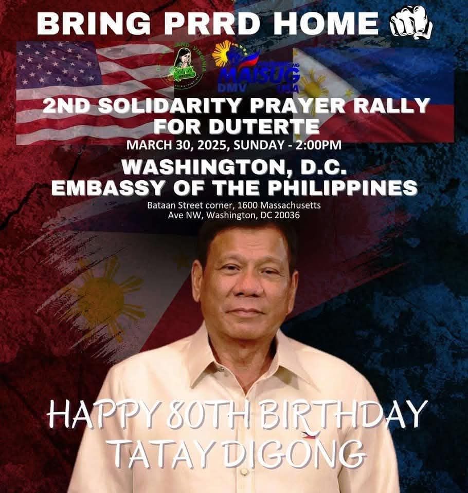 Bisayang - JOIN US IN UNITY & PRAYER FOR PRRD! 2nd Solidarity Prayer ...