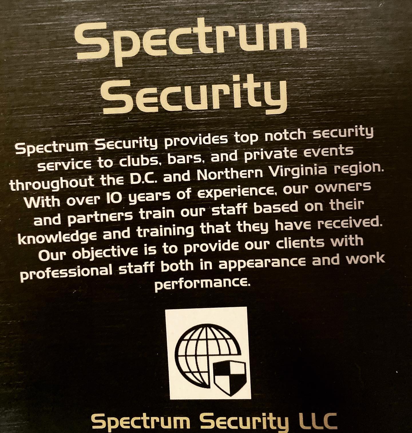 Spectrum Security | Washington D.C. DC