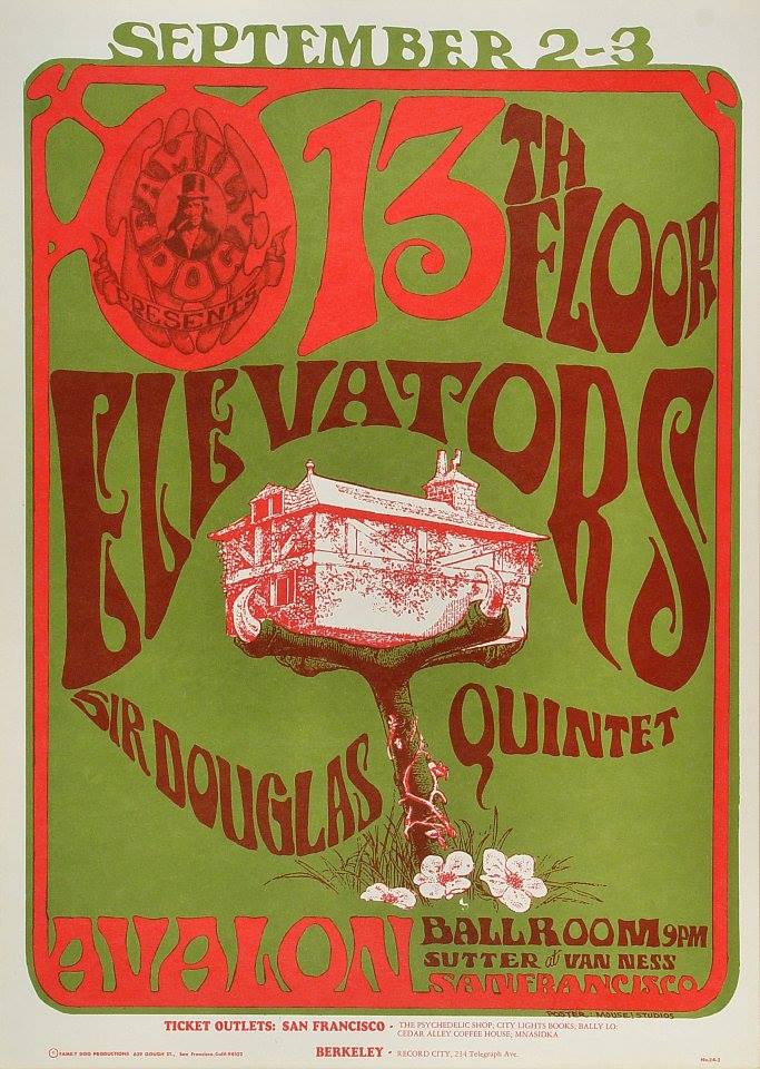 POSTER ART: Vanilla Fudge, Charles Lloyd Quartet Avalon Ballroom