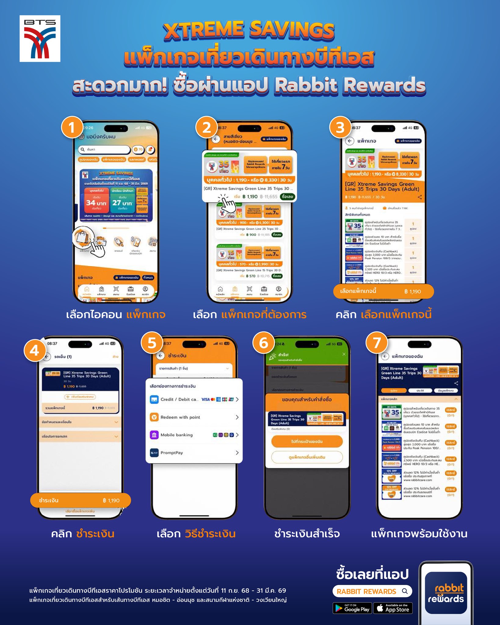 Rabbit Rewards - 📣 สะดวมากกกก! XTREME SAVINGS... | Facebook