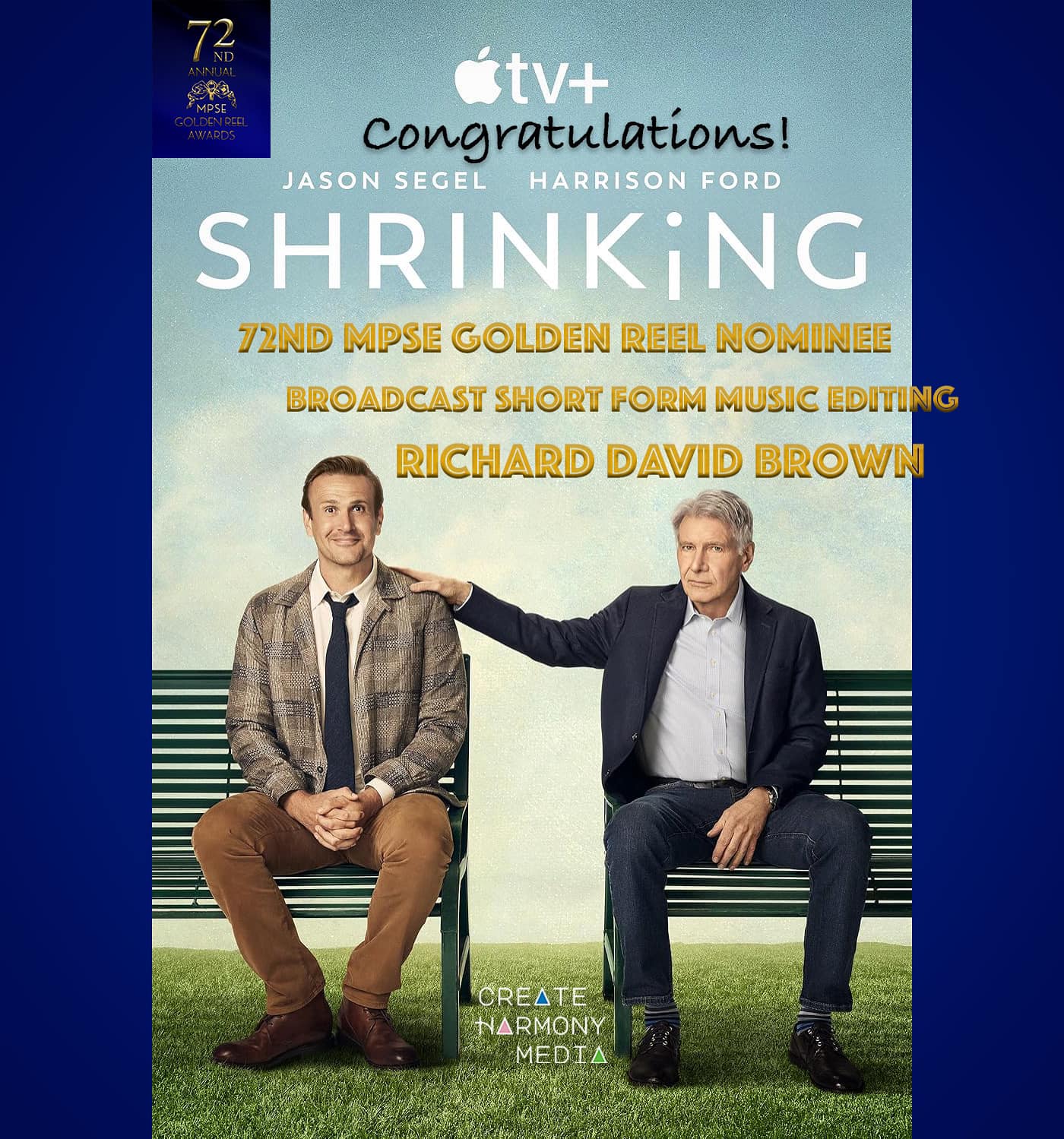Congratulations to Richard David... - Create Harmony Media | Facebook